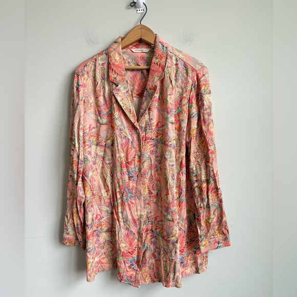 Soft Surroundings Paisley Laia Top Large - Picture 7 of 9